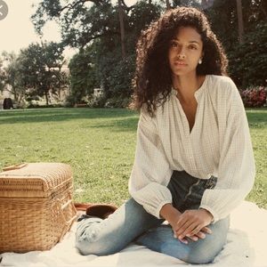 Dôen Jane Blouse Picnic Plaid XS